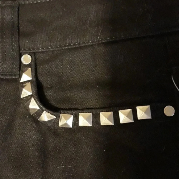 New MichaelâKors BlackâStuddedâJeansâ4 - Picture 4 of 8